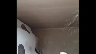 Cumshot in the shower